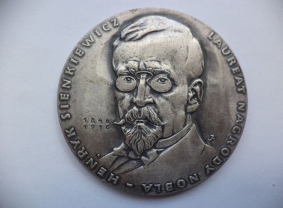 Medal Henryk Sienkiewicz Syg. 1981 - B. Rzadki