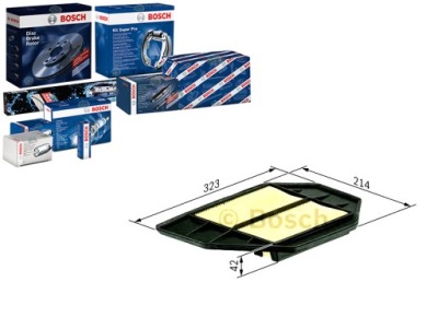 Bosch фільтр повітря ha8644 17220plze01 ala13231 фото №1