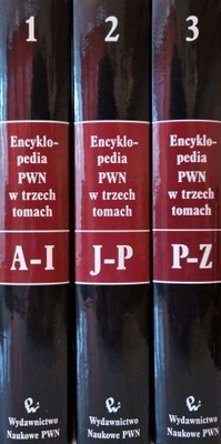 Encyklopedia PWN w trzech tomach Praca zbiorowa