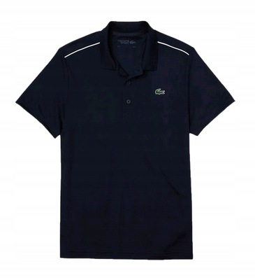 Lacoste Sport polo granatowa koszulka sportowa 4xl