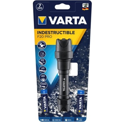 VARTA LATARKA CZARNA LED TAKTYCZNA F20 PRO 350LM 2