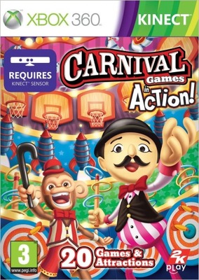 XBOX 360 CARNIVAL GAMES IN ACTION / KINECT