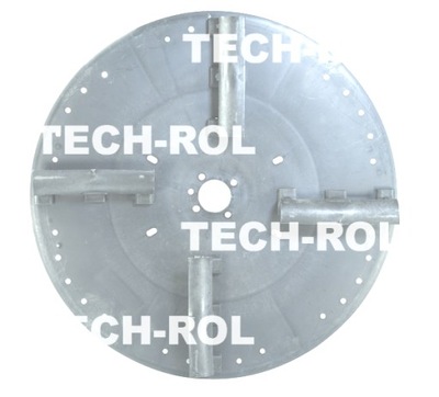 TALERZ 4-LOPATKOWY PLASTIKOWY DIAMETER 50 CM RNZ 30-138 DEXWAL  