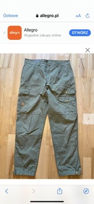 SPODNIE FJALLRAVEN 52 /88-92 khaki