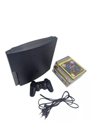 KONSOLA PS3 SLIM PAD PLUS 8 GIER