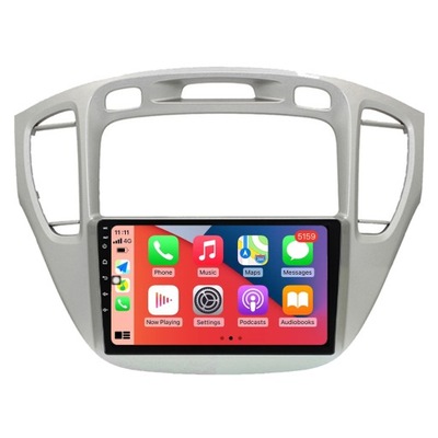 RADIO NAVEGACIÓN GPS CARPLAY ANDROID AUTO PARA TOYOTA HIGHLANDER 2000 - 2007  