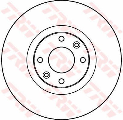 ДИСКИ ТОРМОЗНЫЕ ТОРМОЗНЫЕ ПЕРЕД TRW DF4962S