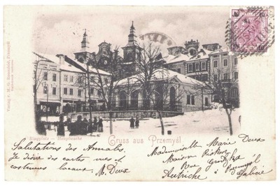 Gruss aus Przemyśl. Ringplatz - 1902 zima
