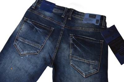 DŁUGIE spodnie jeans pas 82-84cm W30 L32
