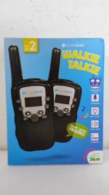 KRÓTKOFALÓWKI SILVERGEAR WALKIE-TALKIE CZARNE