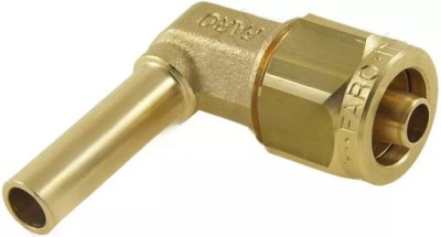 Соединитель угловая трубка termoplastycznego faro dn6 8mm фото №1