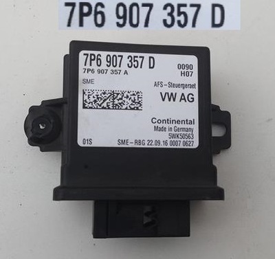 UNIDAD DE CONTROL MÓDULO DE LUZ VW GOLF VII 7 7P6907357D  