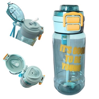 Butelka Bidon na wodę 780 ml Słomka Ustnik Plastikowy