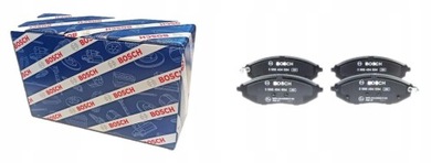 Bosch гальмівні колодки гальмівний. chevrolet spark 10- перед фото №1