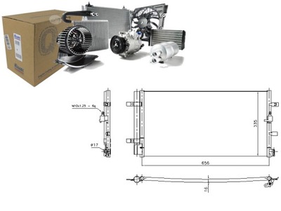 Nissens 940430 конденсатор, кондиціонер фото №1