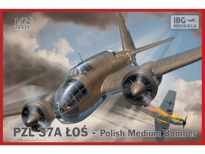 Samolot PZL.37A Łoś model 72511 IBG Models