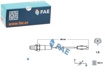 Датчик лямбда-зонд fae 77101 фото №1