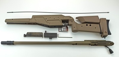 Karabin karabinek snajperski ASG King Arms Blaser R93 LRS1 - dark earth