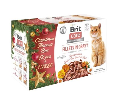 Brit Care Cat Christmas Multipack 12+1x85g