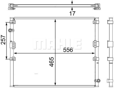 BEHR MAHLE CONDENSADOR DE ACONDICIONADOR TOYOTA LANDCRUISER 96-  