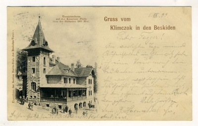 BESKID ŚLĄSKI - SCHRONISKO NA SZYNDZIELNI, 1899