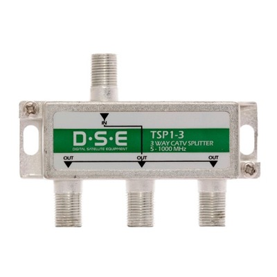 Rozgałęźnik CATV 3x1 DSE Splitter DVBT Rozdzielacz