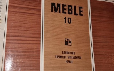 Katalog Meble 10 Zjednoczenie Przemysłu Meblarskiego Poznań PRL