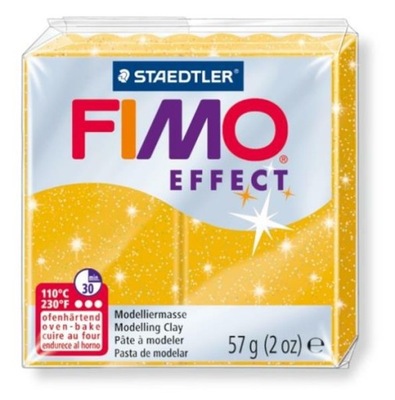 Modelina FIMO Effect 57g, 112 złoty brokatowy