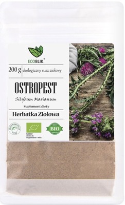 Ostropest mielony EKO - herbatka ziołowa 200g EcoBlik