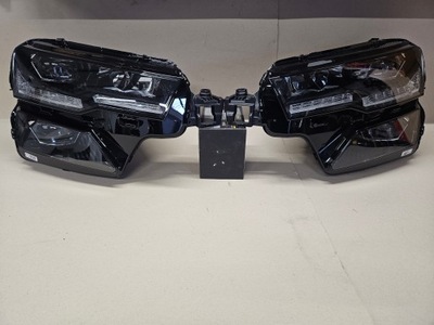 Лампа правая левая передняя перед skoda karoq lift full led фото №1