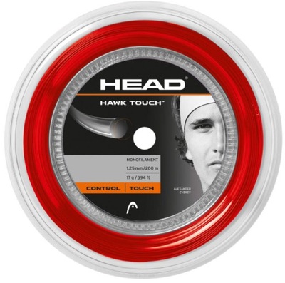 Naciąg tenisowy Head Hawk Touch 1.25 czerwony