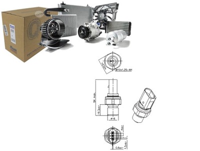 CONMUTADOR DE PRESIÓN DE ACONDICIONADOR MAN TGE AUDI A1 A1 ALLSTREET A1  