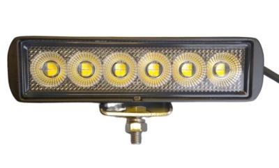 Лампа рабочая светодиодная 24 led диоды osram рассеивающая mini панель светодиодный 24w фото №1