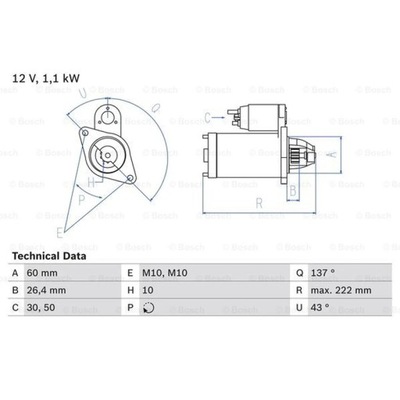 DÉMARREUR BOSCH 0 986 021 800 - milautoparts-fr.ukrlive.com