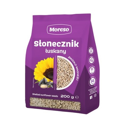 Słonecznik łuskany 200g Moreso