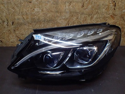 Лампа перед левая mercedes c klasa w205 full led ils фото №1