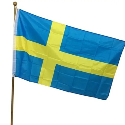 Flaga Szwecji 150x90 cm. Flaga szwedzka poliester