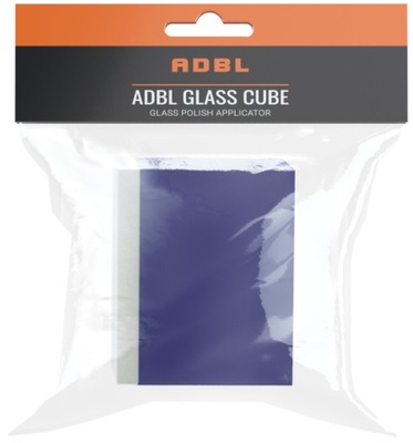 Aplikator do polerowania szyb Adbl Glass Cube niebieski