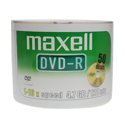 MAXELL DVD-R 4,7GB 16X SP*50 275732.40.TW