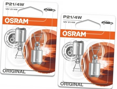 OSRAM ORIGINAL LINE ЛАМПОЧКА HALOGENOWA P21/4W 12V BAZ15D