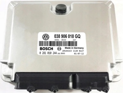 КОМП'ЮТЕР VW AUDI 038906018GQ 0281010244 IMMO OFF