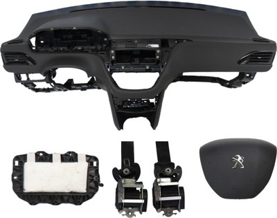 Приборная панель консоль подушка безопасности ремни peugeot 2008 фото №1