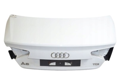 Audi a8 4h d4 кришка багажника задня білий фото №1