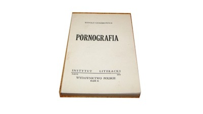 Pornografia Witold Gombrowicz Dzieła zebrane Tom III