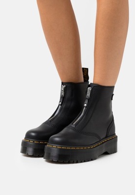 DR. MARTENS 37 BOTKI CZARNE SKÓRZANE JETTA H12720