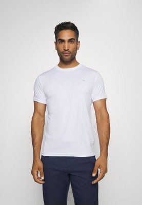 T-shirt biały, golf, Calvin Klein S