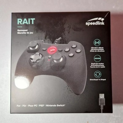 PAD BEZPRZEWODOWY SPEEDLINK RAIT WIRELESS GAMEPAD PC/PS3/SWITCH