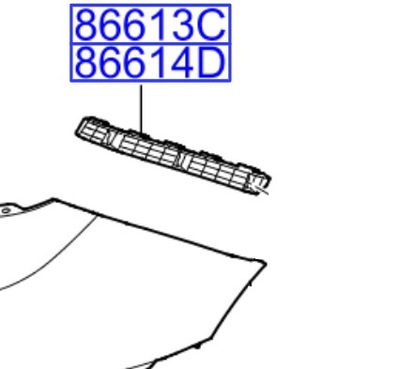 Кронштейн бампера задня правий hyundai ix35 2013-15 фото №1