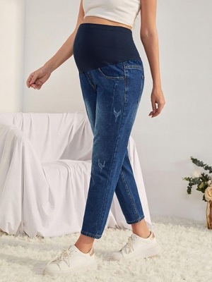 CIĄŻOWE MOM JEANS XXL FC54104 *SHEIN SPODNIE