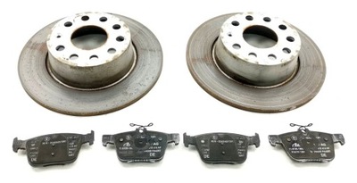 Гальмівні колодки гальмівні диски гальмівні задня octavia ateca vw taos t-roc 2ga 5q0615601b org фото №1